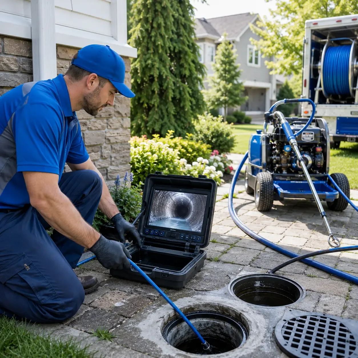 Outdoor drain cleaning professionals serving Royal, IL